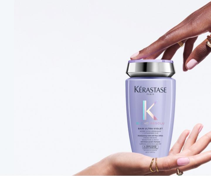 Szampon neutralizuj�cy ��te refleksy K�rastase Blond Absolu Bain Ultra-Violet - 250 ml