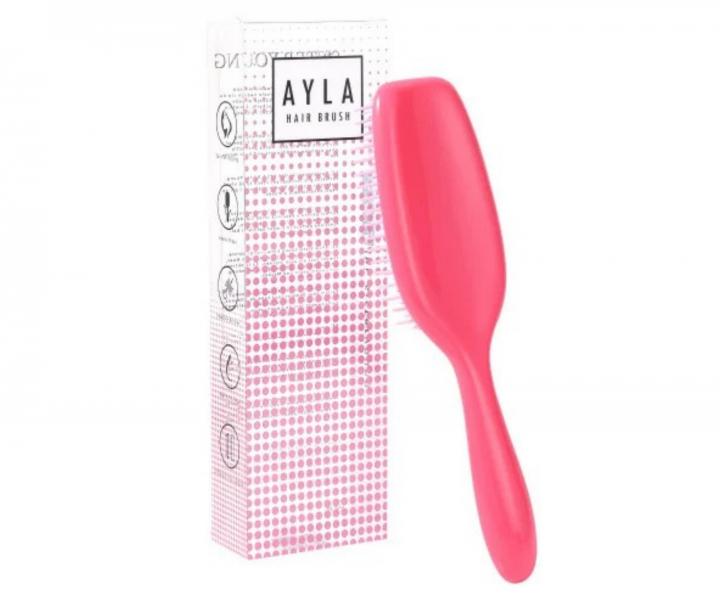 Szczotka do rozczesywania w�os�w Sister Young Ayla Hair Brush - neonowa r�owa