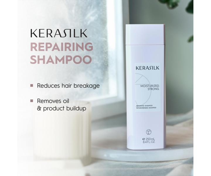Zestaw upominkowy regenerujcy do wosw suchych i zniszczonych Kerasilk Recovery Set + kosmetyczka gratis