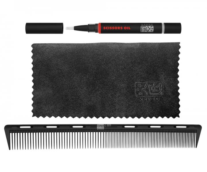 No�yczki fryzjerskie Kasho Design Master Offset - 5,5" z etui