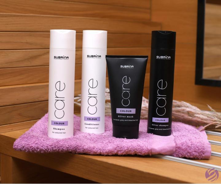 Szampon neutralizuj�cy ��te odcienie Subrina Professional Care Colour Silver - 1000 ml + szampon 250 ml gratis