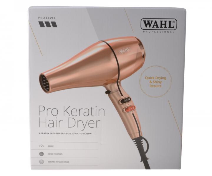 Profesjonalna suszarka do w�os�w Wahl Professional Pro Keratin Hair Dryer 4341-0470 - 2200 W - r�owo-z�ota