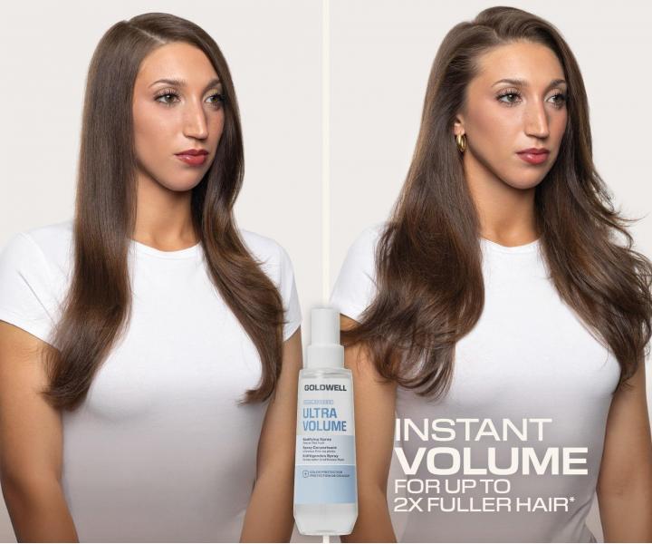 Spray nadaj�cy obj�to�� w�osom cienkim i oklapni�tym Goldwell Dualsenses Ultra Volume Bodifying Spray - 150 ml