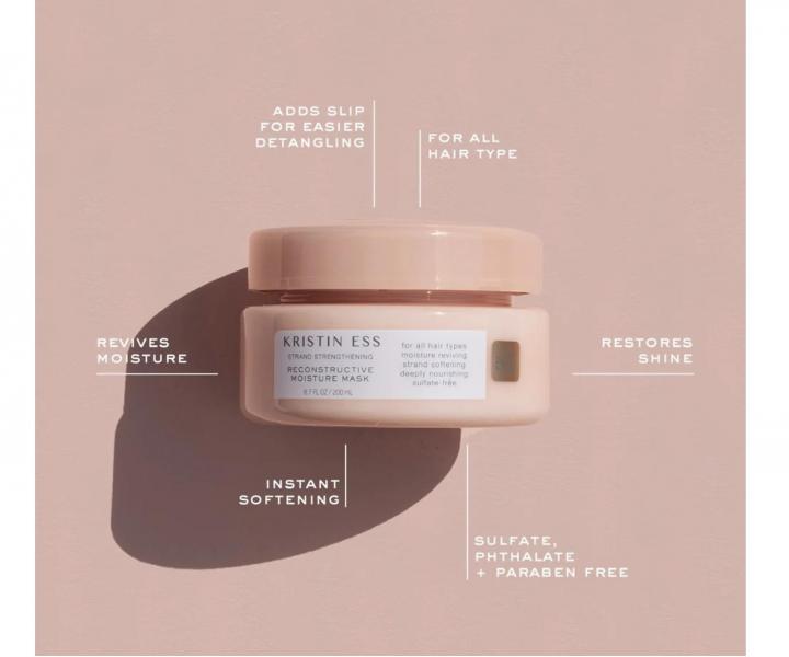 Maska nawil�aj�ca do suchych w�os�w Kristin Ess Reconstructive Moisture Mask - 200 ml