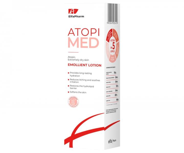 Zmi�kczaj�ce mleczko do cia�a na atopow� i bardzo such� sk�r� Elfa Pharm Atopi Med Emollient Lotion 400 ml + krem 75 ml gratis