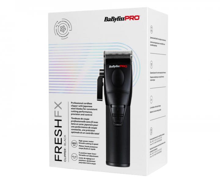 Profesjonalna maszynka do w�os�w i brody BaByliss Pro FX86E FreshFX Clipper - czarna