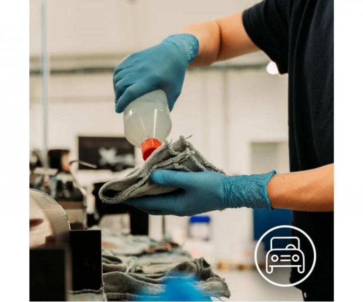 Dugie rkawiczki nitrylowe Espeon Nitril Long 3 - 100 szt - niebieskie - M