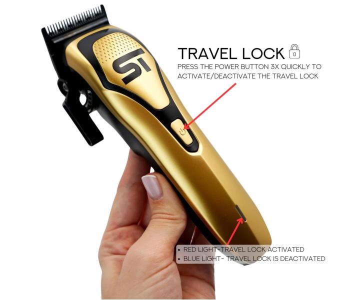Profesjonalna maszynka do strzy�enia Supreme Trimmer Darkstar 72 STC72 - z�ota