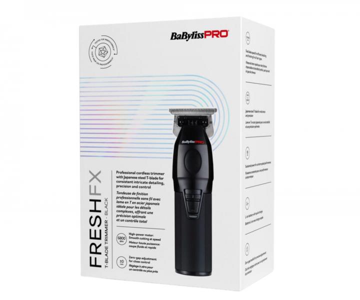 Profesjonalny trymer do w�os�w BaByliss Pro FreshFX T-Blade Trimmer FX76E - czarny