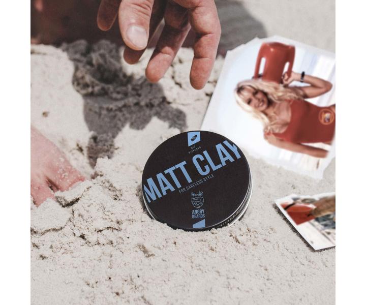 Glinka matujca do wosw Angry Beards Matt Clay Mi Bjukenen - 100 g