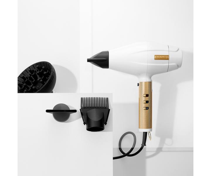 Profesjonalna suszarka do wosw BaByliss Pro WhiteFX FXBDW1E - 2200 W - biaa