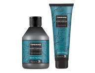 Zestaw upominkowy szampon i maska do wosw cienkich i osabionych Black Turquoise Hydra Complex