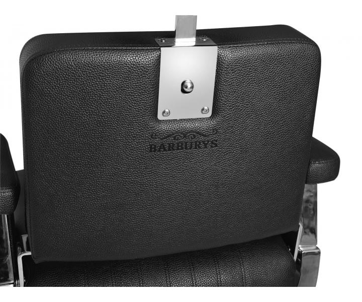 Fotel fryzjerski barberski Sibel Barburys Jethro - czarny
