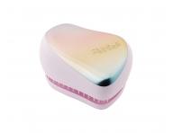 Szczotka do rozczesywania w�os�w Tangle Teezer Compact Styler Pearlescent Matte Chrome - t�czowa
