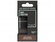 Puder do maskowania odrost�w i siwych w�os�w Sibel Hair Make-up Powder - ciemny br�z - 3 g