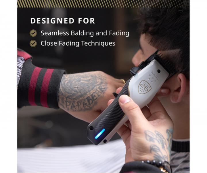 Profesjonalna maszynka do strzy�enia Wahl Vapor Cordless Championship Edition 3030922 - bia�a - edycja limitowana