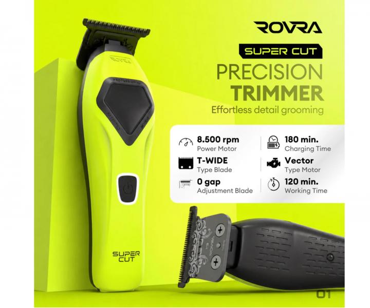 Profesjonalna maszynka do w�os�w z wymiennymi obudowami Rovra Super Cut Professional