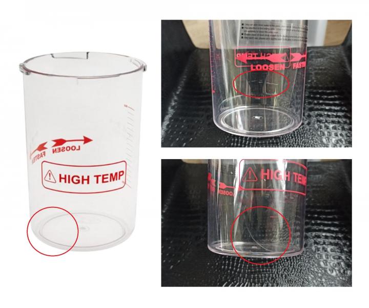 Wymienny plastikowy pojemnik do wapozonu Weelko A30 - II. jako�� - rysy