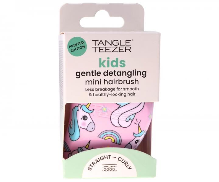 Szczotka do rozczesywania wosw Tangle Teezer Original Mini Unicorn Magic-fioletowa z jednorocami