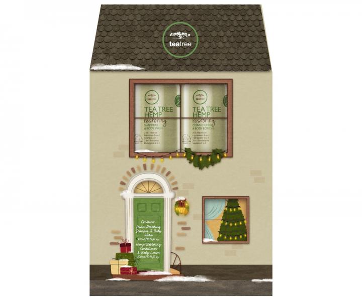 Zestaw regenerujcy do wosw z olejem konopnym Paul Mitchell Tea Tree Hemp Duo