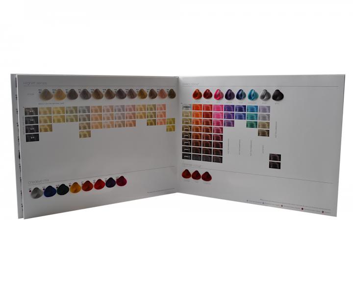 Paleta kolorw farb do wosw Subrina Professional Colour Chart