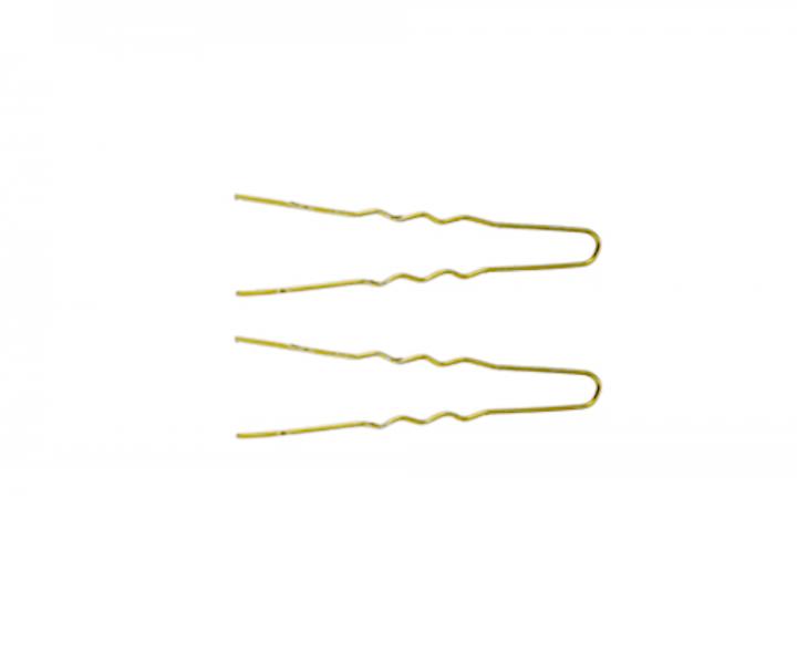 Kokwka do wosw karbowana Eurostil Professional - 5,5 cm - 400 szt - zota