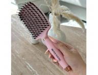 Szczotka do rozczesywania i suszenia w�os�w z w�osiem dzika i nylonowym Sister Young Ovia Hair Brush - jasnor�owa