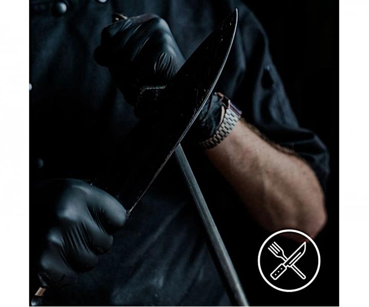 Rkawiczki nitrylowe Espeon Nitril Premium - 100 szt - czarne - S