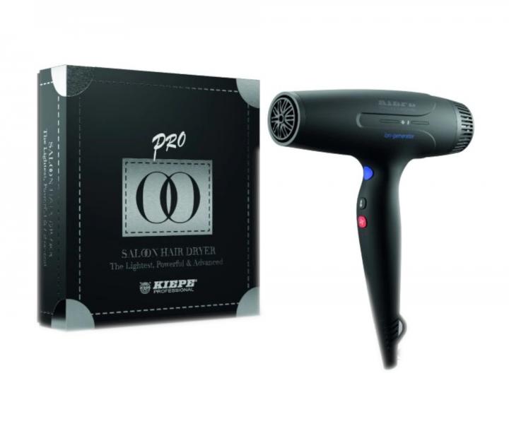 Profesjonalna ultralekka suszarka do wosw Kiepe Professional Saloon Hair Dryer - 2400 W - czarna