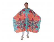 Peleryna fryzjerska do strzyenia wosw Eurostil Professional - boho - metalowy haczyk