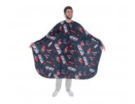 Mska peleryna do strzyenia wosw i brody Ragnar - wzr barber - metalowy haczyk