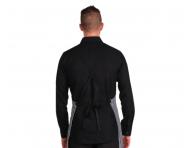 Fartuch barberski Eurostil Professional Delantal Barbero Con Bolsillo Negro - paski