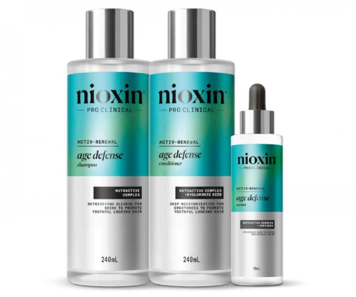 Serum bez sp�ukiwania do sk�ry g�owy do w�os�w starzej�cych si� Nioxin Age Defense Serum - 70 ml