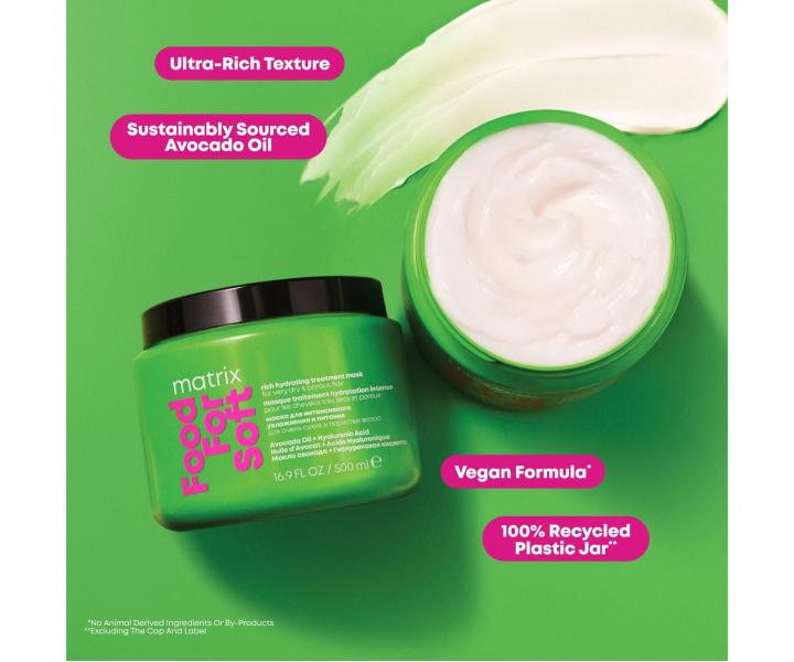 Maska nawil�aj�ca do w�os�w suchych Matrix Food For Soft Rich Hydrating Treatment Mask - 75 ml
