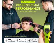Profesjonalna maszynka do w�os�w z wymiennymi obudowami Rovra Super Cut Professional 5209 - neonowa ziele�/bia�a/czarna