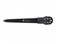 Peleryna fryzjerska do strzy�enia Hairway - czarno-czerwona + karbonowe klipsy do w�os�w Hairway - 10 cm - czarne - 6 sztuk grat
