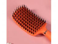 Szczotka do rozczesywania i suszenia w�os�w z w�osiem dzika i nylonowym Sister Young Ovia Hair Brush - pomara�czowa