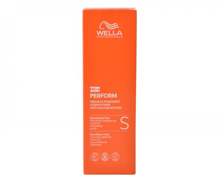 Krem do trwaego prostowania krconych wraliwych wosw Wella Professionals Pro+ Perform S - 200 ml
