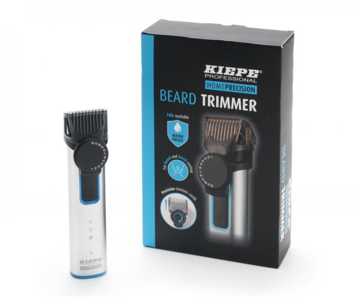 Trymer do brody Kiepe Professional Home Precision Beard Trimmer - srebrno-czarny