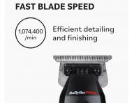 Profesjonalny trymer do w�os�w BaByliss Pro FreshFX T-Blade Trimmer FX76E - czarny