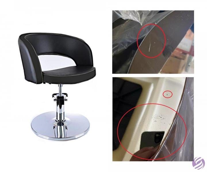 Fotel fryzjerski Detail Rio - czarny