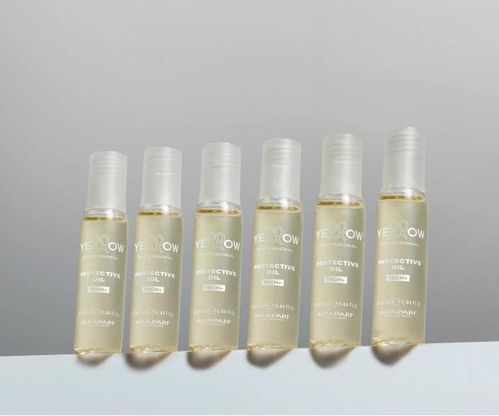 Olejek ochronny do w�os�w i sk�ry g�owy podczas farbowania i rozja�niania Yellow Professional Tech+ Protective Oil - 6 x 13 ml