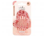 Ozdobna spinka do w�os�w Invisibobble Clipstar Lovers Hug - r�owa z marmurkowym wzorem