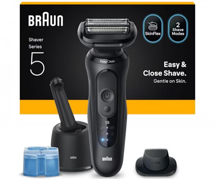 Golarka foliowa ze stacj adujc i czyszczc Braun Series 5 52-N7200cc - czarna