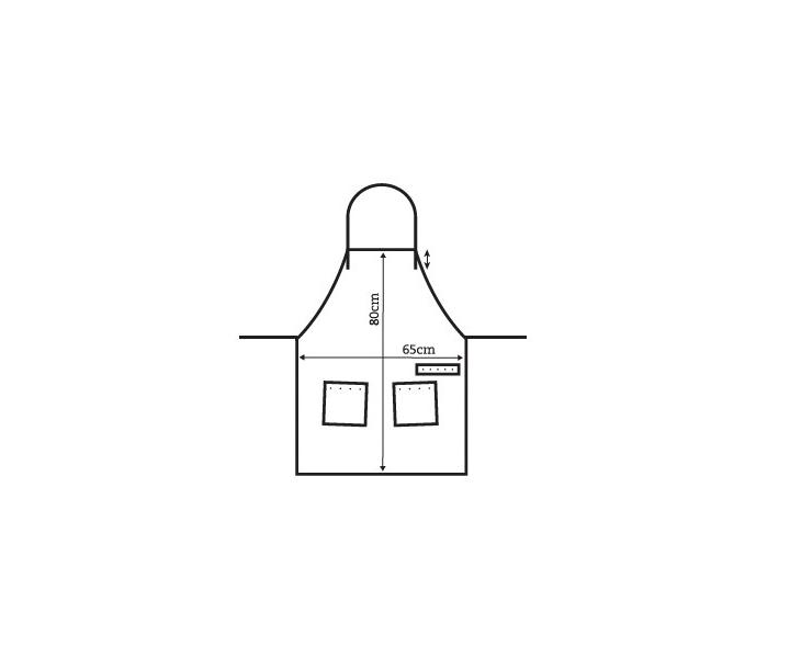 Fartuch barber Sibel Barburys Mascul - brzowy