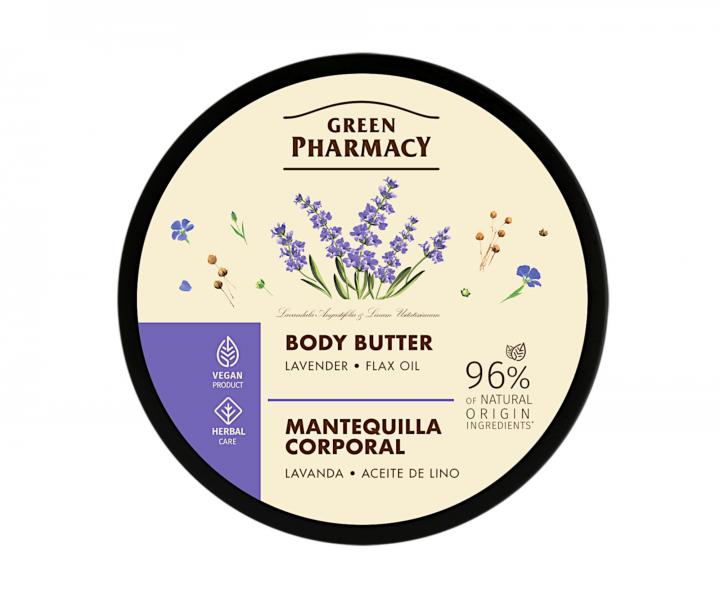 Maso do ciaa z lawend i olejem lnianym Green Pharmacy Body Butter - 200 ml