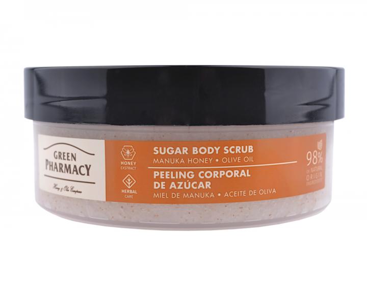 Peeling cukrowy do ciaa z miodem manuka i oliw z oliwek Green Pharmacy Body Scrub - 200 ml