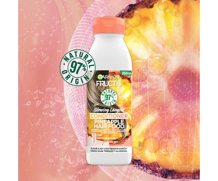 Seria do wosw dugich z rozdwojonymi kocwkami Garnier Fructis Pineapple Hair Food