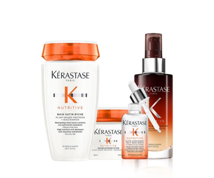 Serum na noc bez spukiwania Krastase Nutritive 8H Magic Night Serum - 90 ml + szampon 80 ml gratis