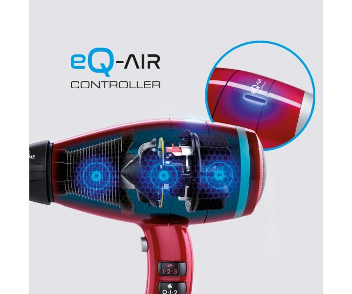 Suszarka do wosw Valera Swiss Nano4Ever eQ - 2200 W - czerwona